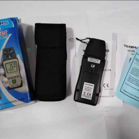 Мини УФ UVA UVB UVAB Ультрафиолетовый измеритель уровня света 290nm ~ 390nm Tenmars TM 213|light up ink