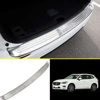 Стальной внешний задний бампер Защитная Накладка на порог 1 шт для Volvo XC60 2018