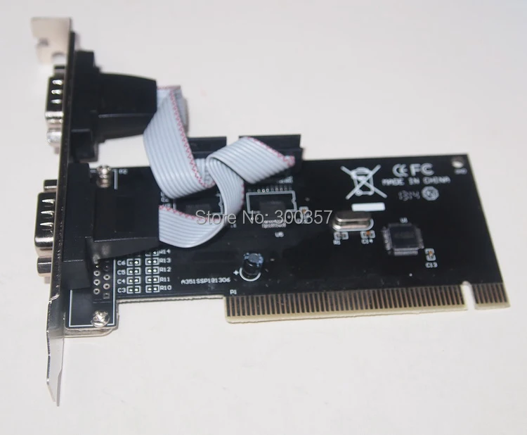 PCI com карта 2 портовый 9 контактный последовательный адаптер RS232|pci adapter|pci rs232 cardrs232
