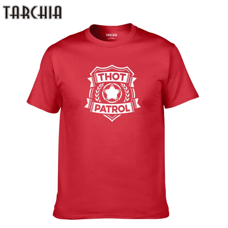 Футболка TARCHIA Plus 2022 летняя брендовая новая мужская футболка повседневная с