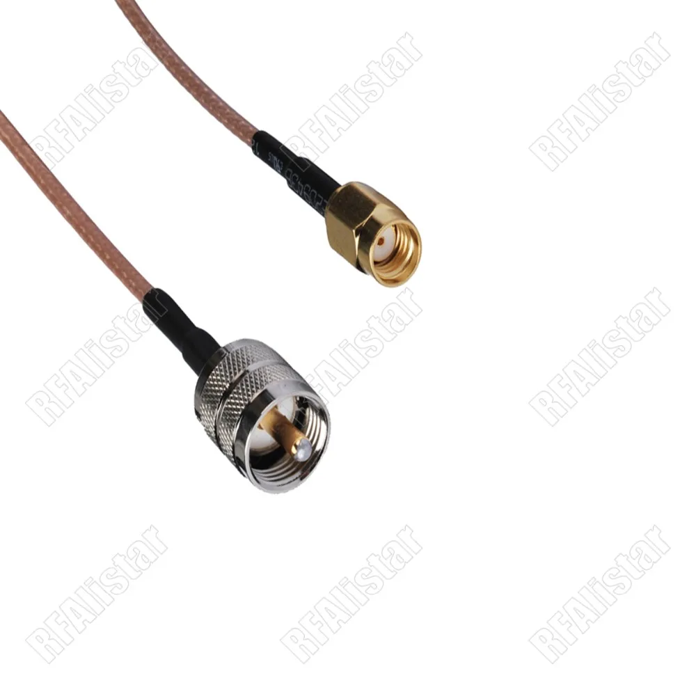 RP SMA Male к UHF PL259 штепсельная вилка Φ RG316 RF для любительской радиоантенны 15 см/30 см/50