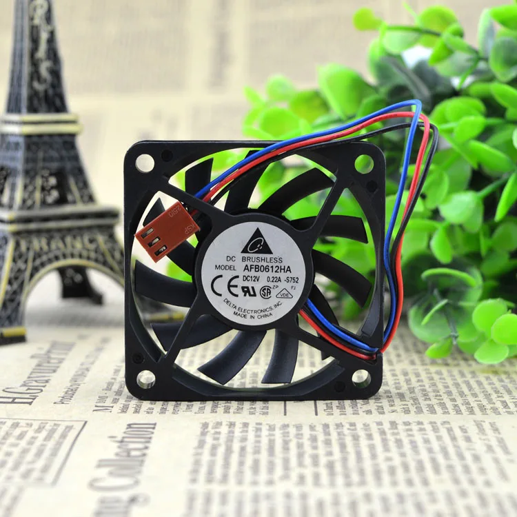 Бесплатная доставка DC 12V 0.22A вентилятор охлаждения для Delta Electronics AFB0612HA S164