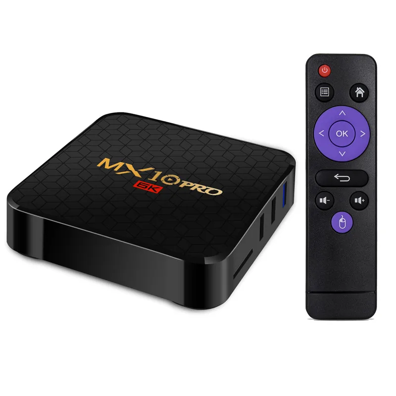 Новый Смарт Android 9 0 ТВ бокс 4 Гб + 64 ГБ/4 32 ГБ MX10 MAX USB 3 четырехъядерный 6K HD Smart Bluetooth Top TV