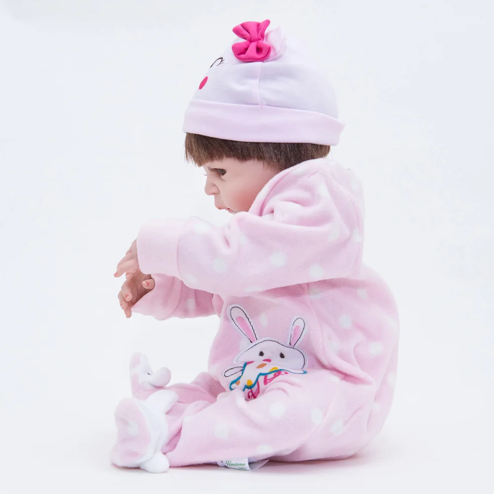 Реалистичная кукла для девочек новорожденных 57 см силиконовая принцесс игрушки