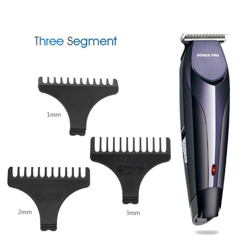 Sonax Pro портативная электрическая машинка для стрижки волос триммер бороды бритва