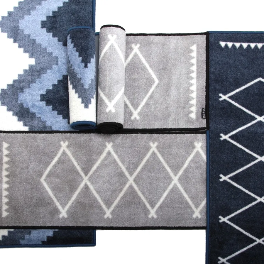 Ковер в скандинавском стиле для гостиной прихожая геометрический индийский