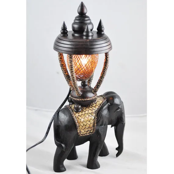 Retro Thailand Living Room Table Light Home Deco Table Lamps for Bedroom Luxurious Craft Table Lamp Series