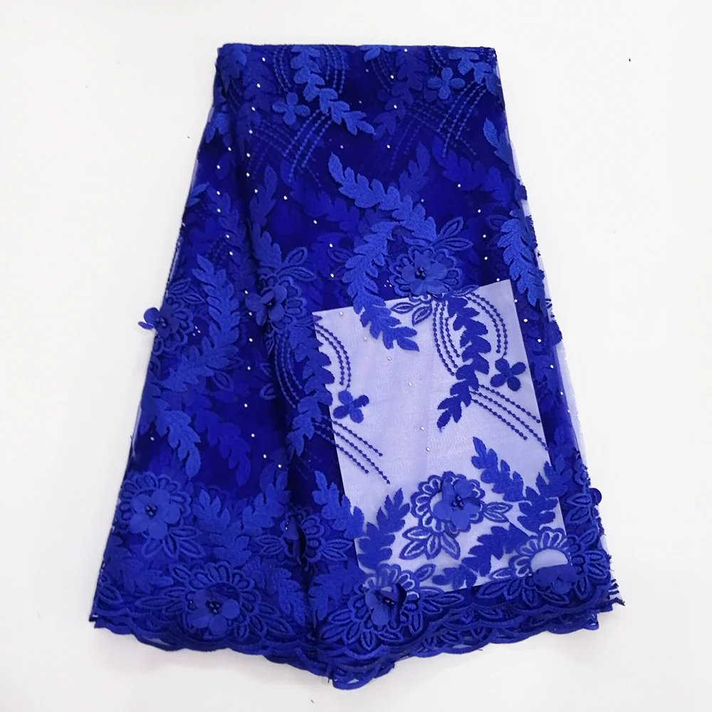 Свадебные нигерийские кружевные материалы 3D кружевная ткань высокого качества