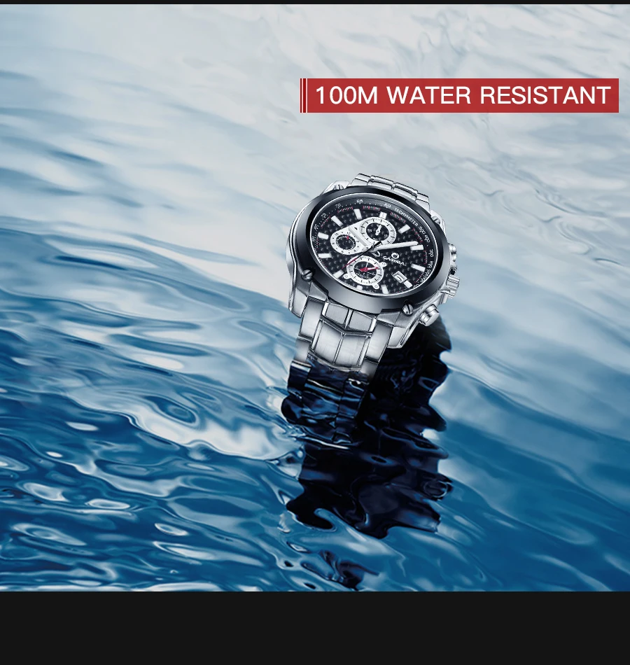 CASIMA мужские часы Chronograp спортивные модные 100 м водонепроницаемые военные кварцевые наручные часы для ныряльщика мужские часы saat Relogio Masculino
