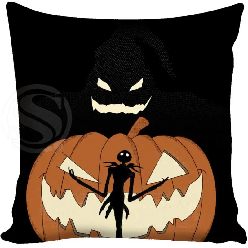 Pillowcase Пользовательские Джек Кошмар перед наволочка площади молнии домой декоративная наволочка две стороны печатных 35X 35, 40 X40 45X45 60X60 - Цвет: Pillowcase