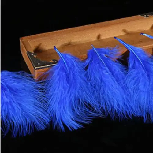 Royal blue 50 шт./лот 10-15 см турецкие перья пышное свадебное платье DIY ремесло украшения аксессуары перья для DIY Ловец снов - Цвет: Royal blue