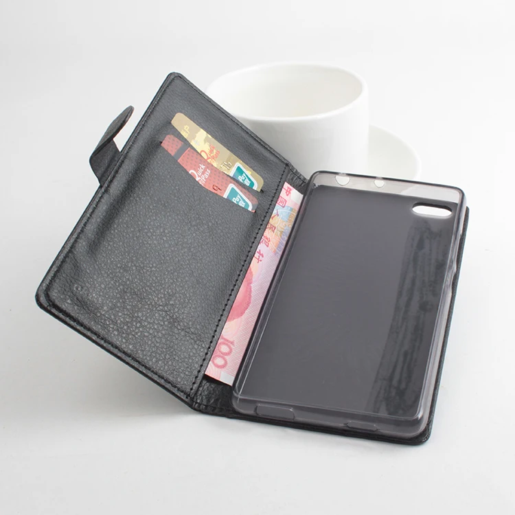 For ZTE Z9 MAX Phone Case Folio Flip Pure Color Lichee Pattern PU Leather Wallet Cover Cash/Card Slots sanheng | Мобильные телефоны