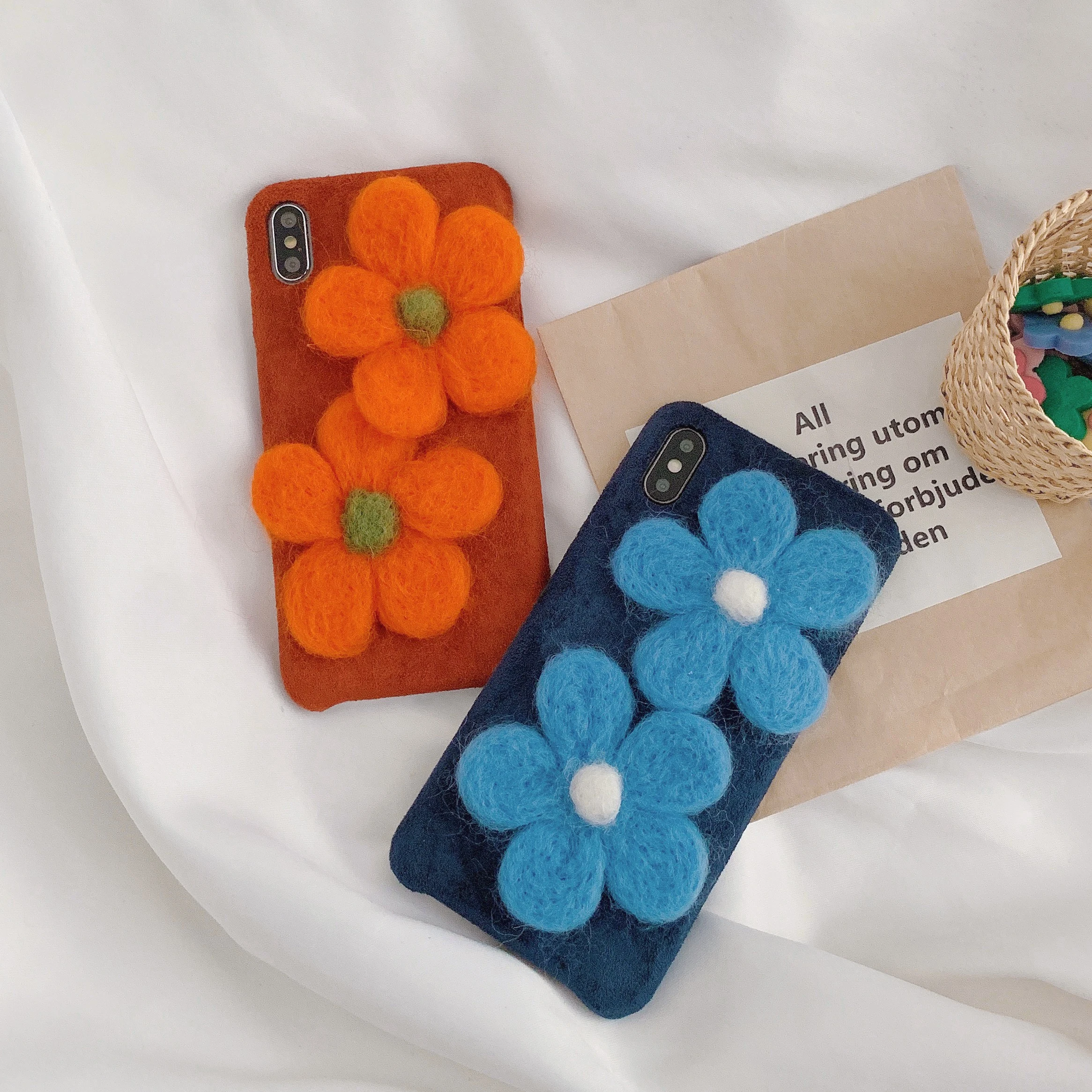 Роскошный Винтажный чехол с милыми цветами для телефона iphone XR X XS Max 6 6s 7 8 Plus чехлы