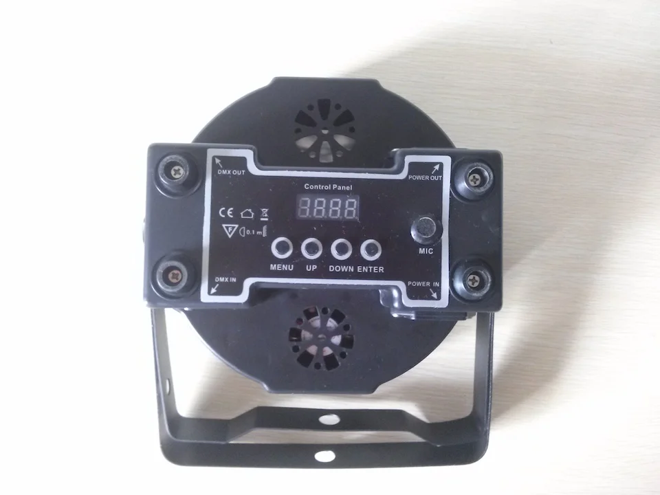 10 шт./лот ADJ LED Par Light 5x3 Вт RGB плоский 3в1 Вход IEC/Выход Тонкий par38 огни DMX Megar