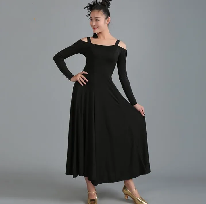 Новинка женское бальное платье для танцев современный танцевальный костюм