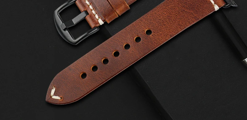 MAIKES, ремешок из натуральной кожи, модный красный ремешок для Apple Watch, полосы 44 мм, 40 мм, 42 мм, 38 мм, серия 4, 3, 2, ремешок для часов iWatch, браслет