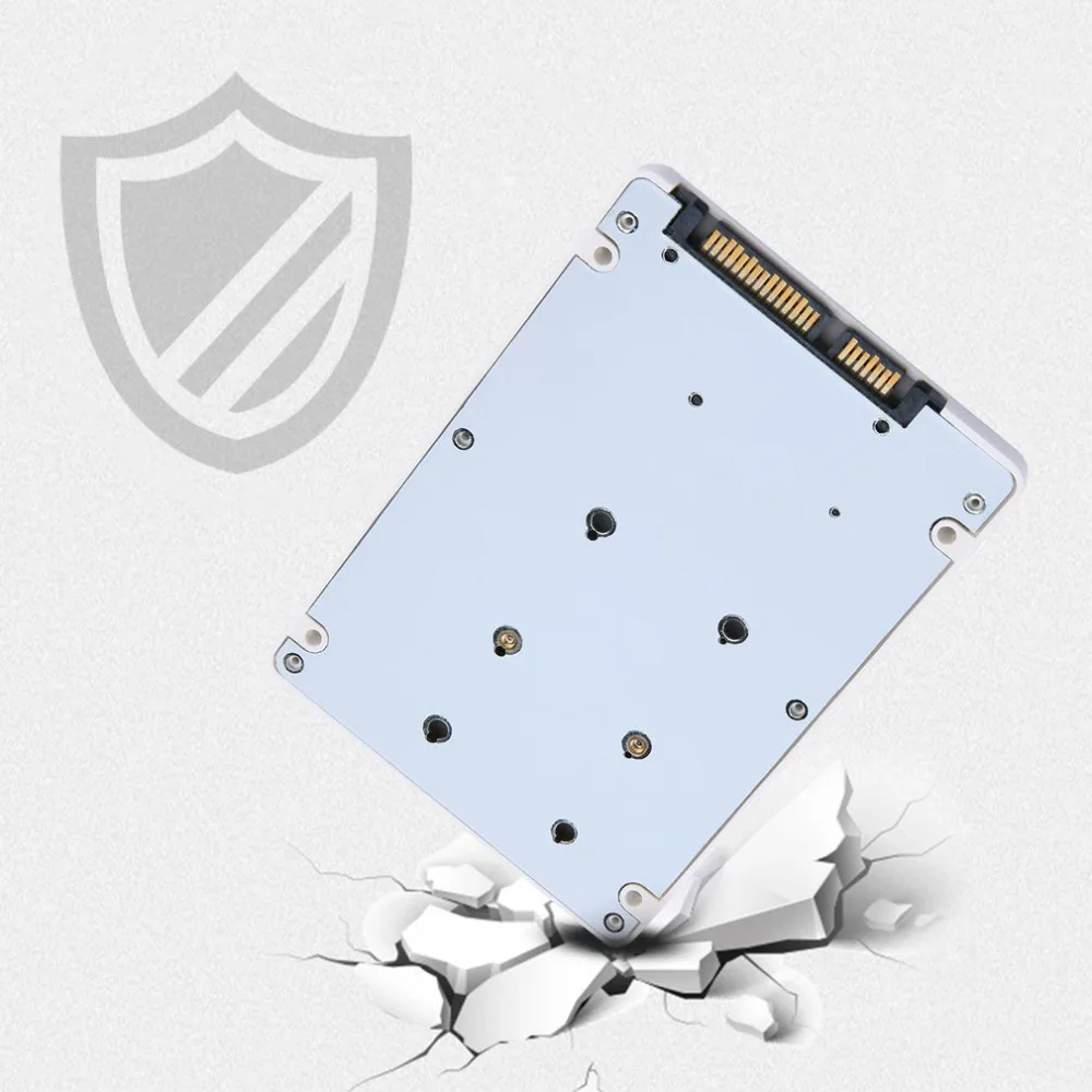 Портативный мини HDD эффективный и быстрый 2 5 дюймов MSATA SSD до 22 Pin SATA адаптер