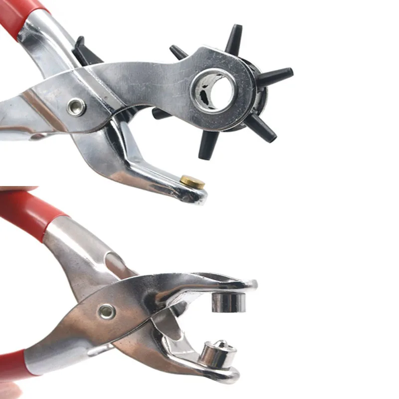 Ушко плоскогубцы сеттер Установка Кожаный перфорации кнопку ткань Перфоратор