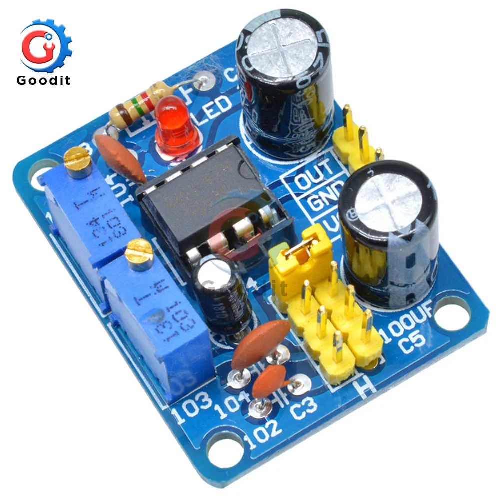 NE555 импульсная Частота Рабочий цикл прямоугольная волна генератор сигналов