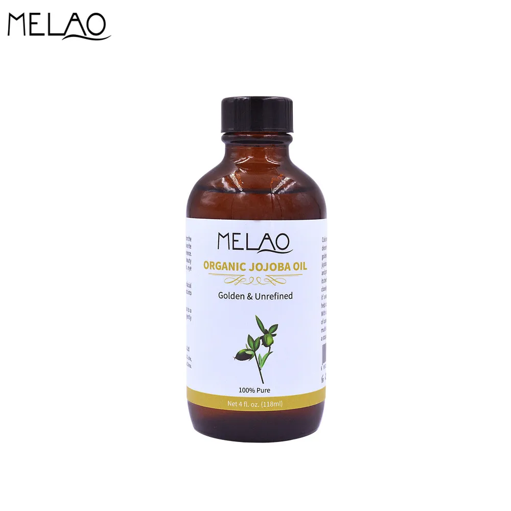 MELAO 100% Essential Oils Natural Pure Jojoba Oil For Skin Care Organic Hair Cold Pressed 118ml O | Красота и здоровье