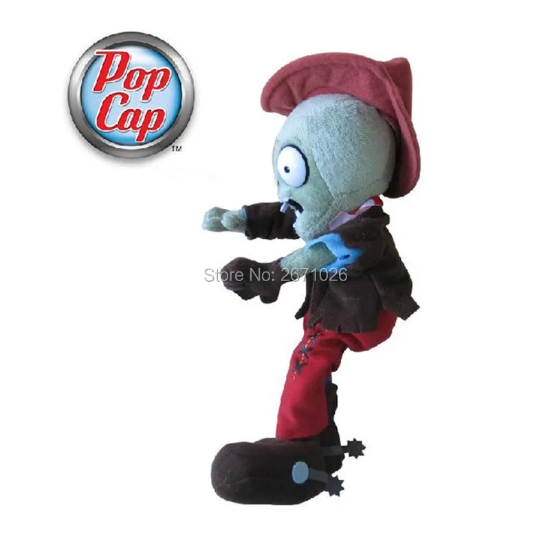12 ''30 см POPCAP Растения против зомби 2 ПВЗ ковбой зомби характер мягкие плюшевые игрушки куклы