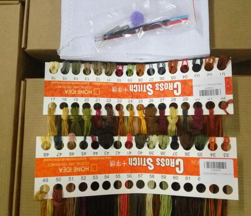 Рукоделие для вышивки Набор крестиком 14 карат без рисунка вышивка в виде попугая