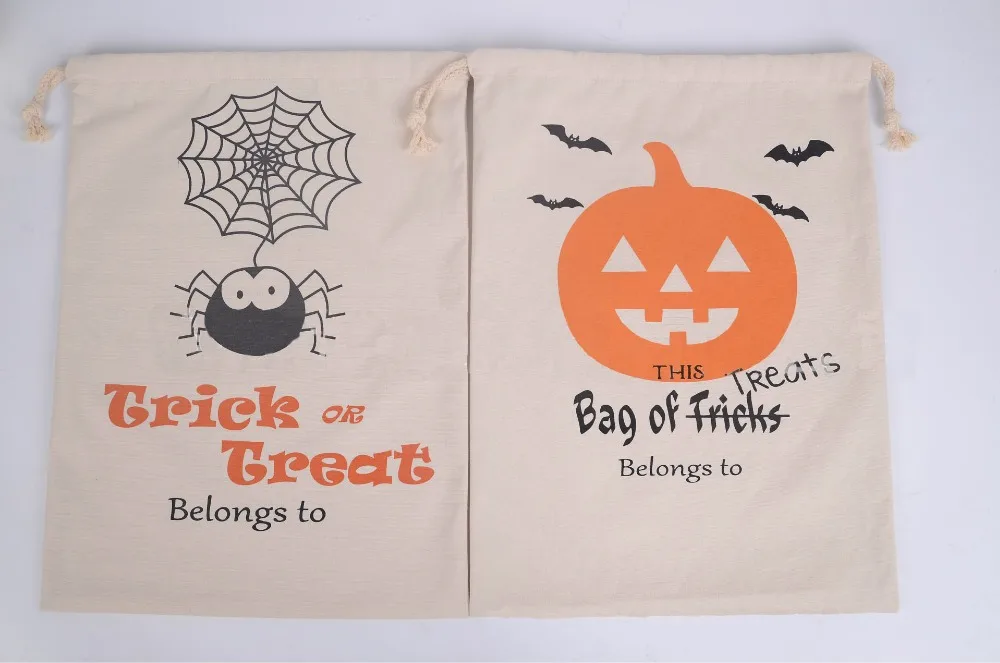 

Сумки для подарков на Хэллоуин хлопковых парусиновых сумок custom bags Spot