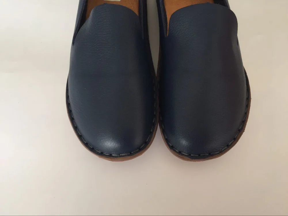 Весенняя обувь Careaymade из натуральной кожи туфли ручной работы на плоской подошве