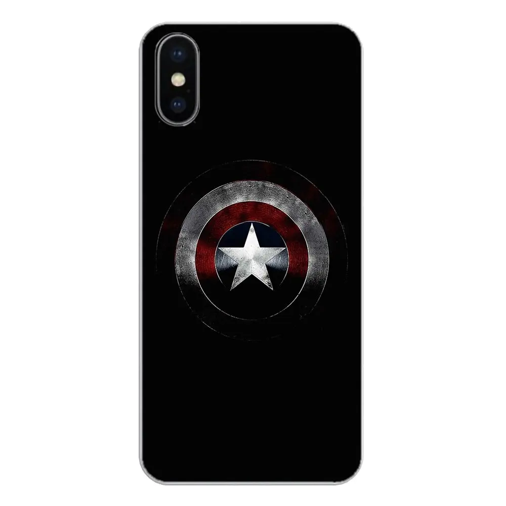 Captain America Shield For Huawei Honor 7X V10 6C V9 6A Play 9 Mate 10 Pro Y7 Y5 P8 P10 Lite Plus GR5 2017 Silicone Phone Covers |