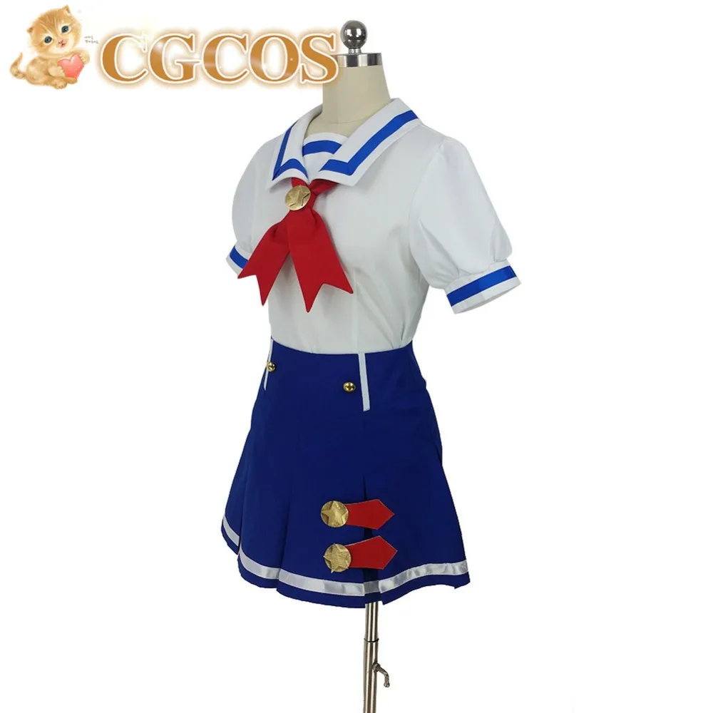 CGCOS Бесплатная доставка Косплей Костюм Aikatsu! Sunmmer Uniform Новинка в наличии