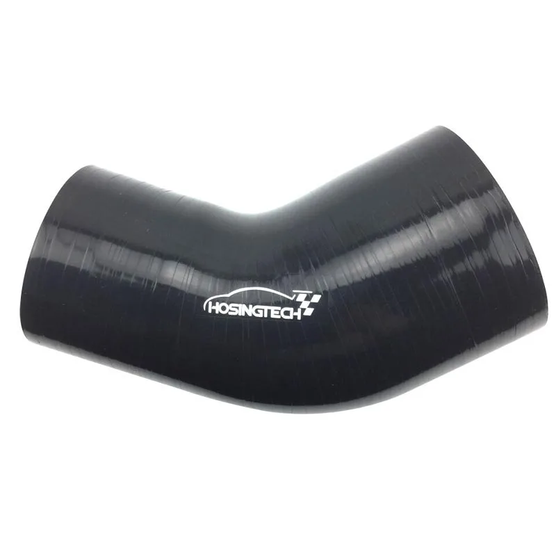 Силиконовый редуктор шланга HOSINGTECH высокое качество 76-60 мм (3-2 35 дюйма) черный 45