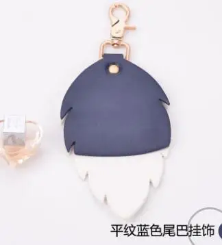 Tail Blue Angelatarch офисный женский колокольчик бант лисий хвост Япония Горячая PU бант орнамент заклепки пуля Кроссбоди рюкзак сумка часть аксессуары - Цвет: Tail Blue