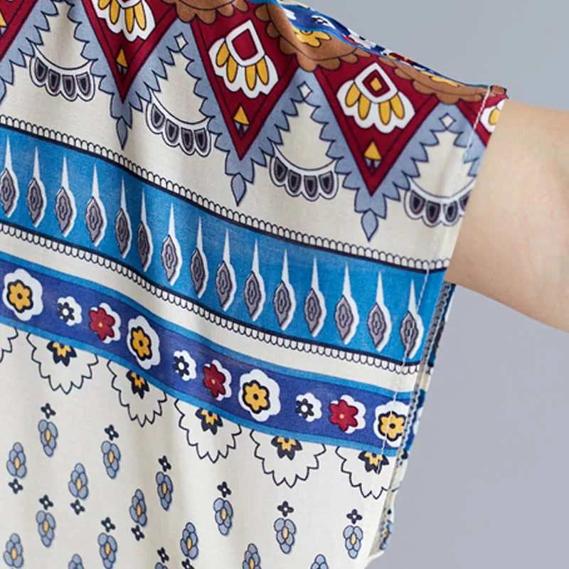 Женское винтажное платье макси в стиле бохо с этническим принтом | Женская одежда