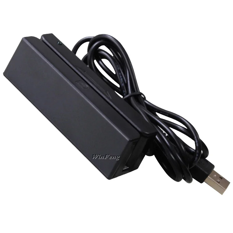 Считыватель карт с 3 магнитными полосами USB компактное финансовое оборудование