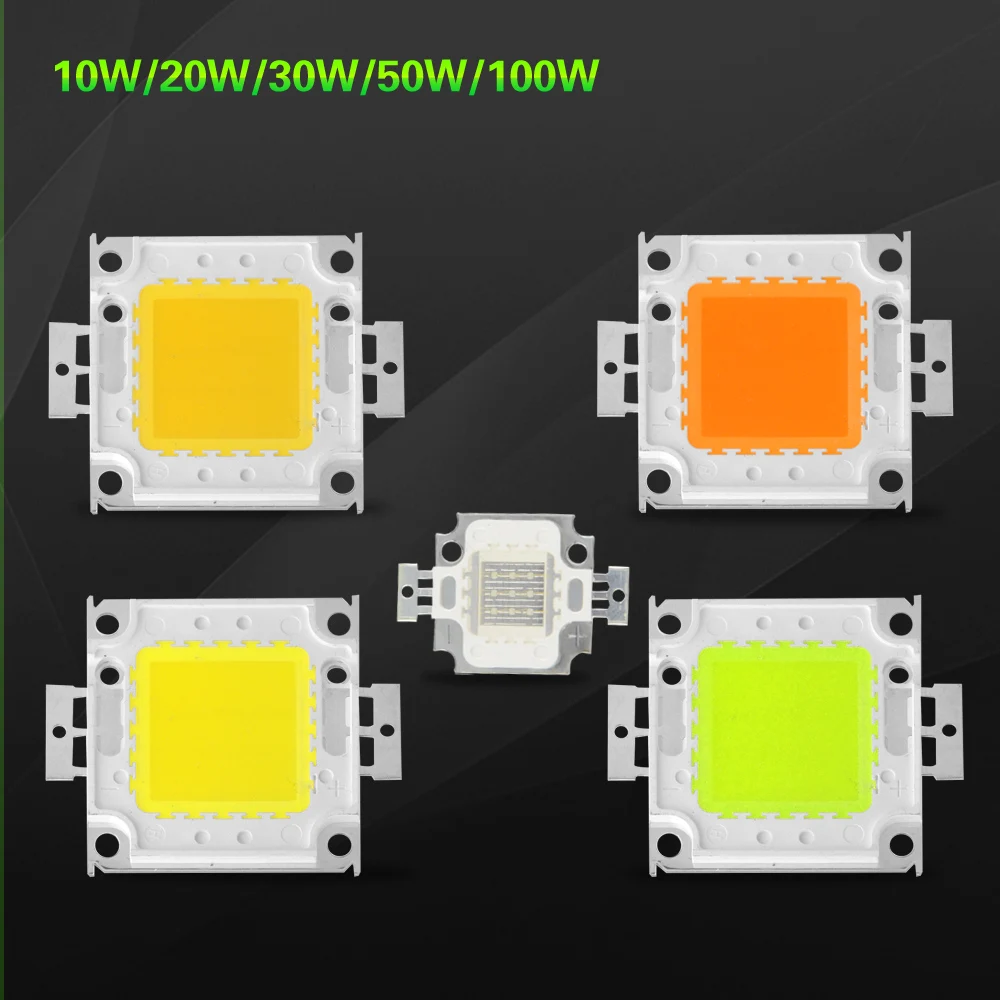 Светодиодная лампа с монолитным блоком светодиодов 10/20/30/50/100 Вт|led highlight|bead dressbead