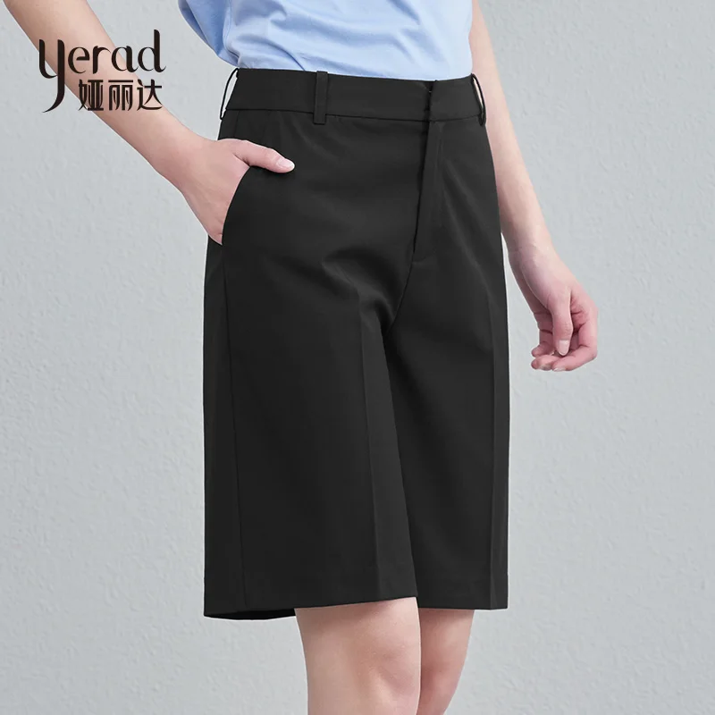 YERAD 2019 New Summer Women Shorts Fashion Wide Leg Female Casual Loose Fit Bermudas Suit | Женская одежда