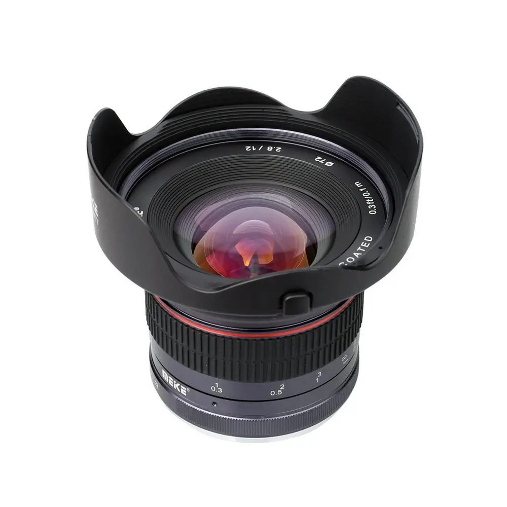 Meike 12 мм f2.8 Ультра широкоугольный ручной фиксированный объектив для Olympus Micro 4/3 EM10 Mark ii/EM5/EM1/EP5/EPL3 и Panasonic Lumix G7