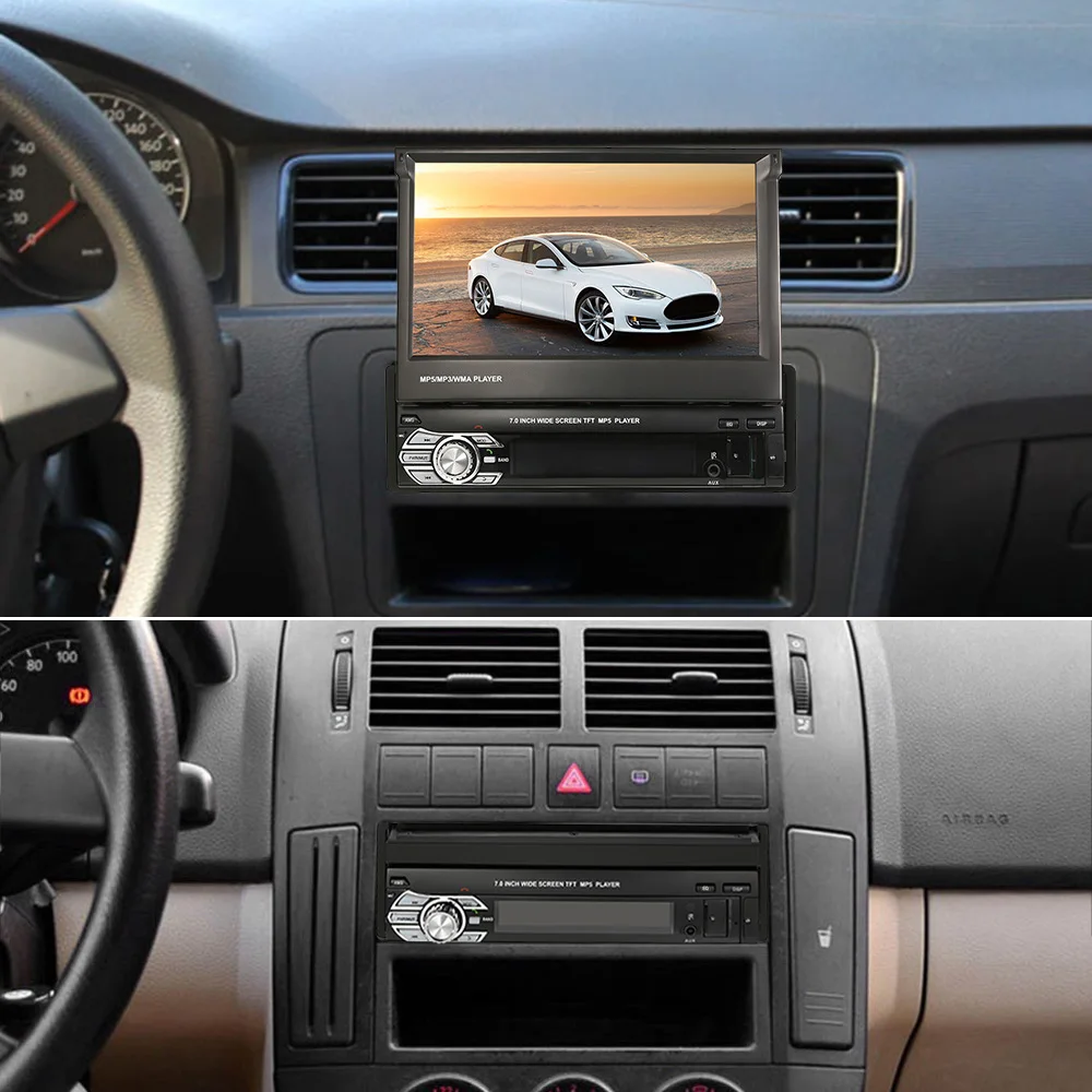 Android 1 din автомагнитола MP5 плеер мультимедиа для ford focus 2 isudar opel astra h hendai solaris golf 6 passat b7
