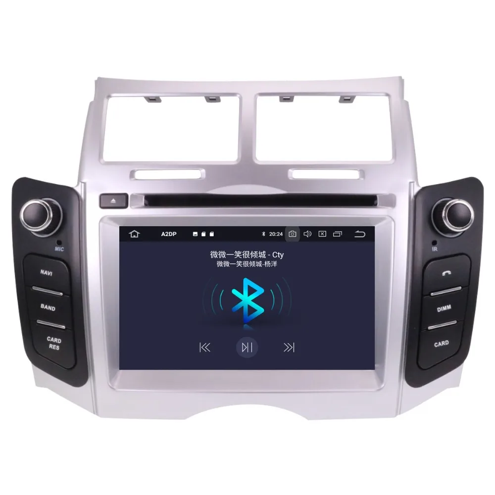 Android 9,0 автомобильный DVD стерео мультимедийная Главная панель для TOYOTA YARIS 2005-2011 Авто ПК радио gps навигация видео аудио 4 г оперативная память 32