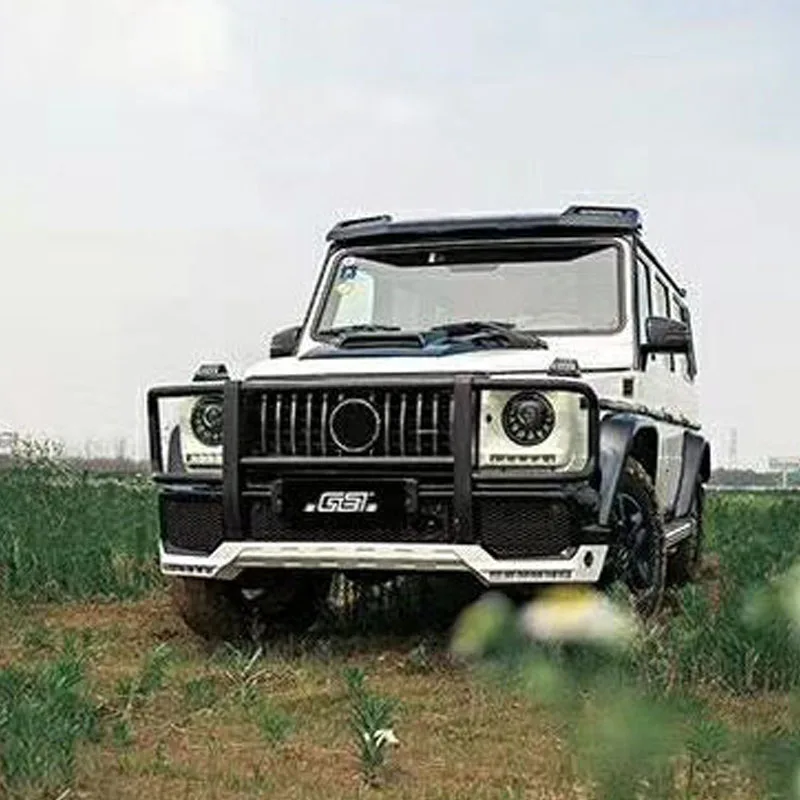 Сетчатая Решетка переднего бампера запчасти для Mercedes Benz G Class W463 1991 2016 серебристый