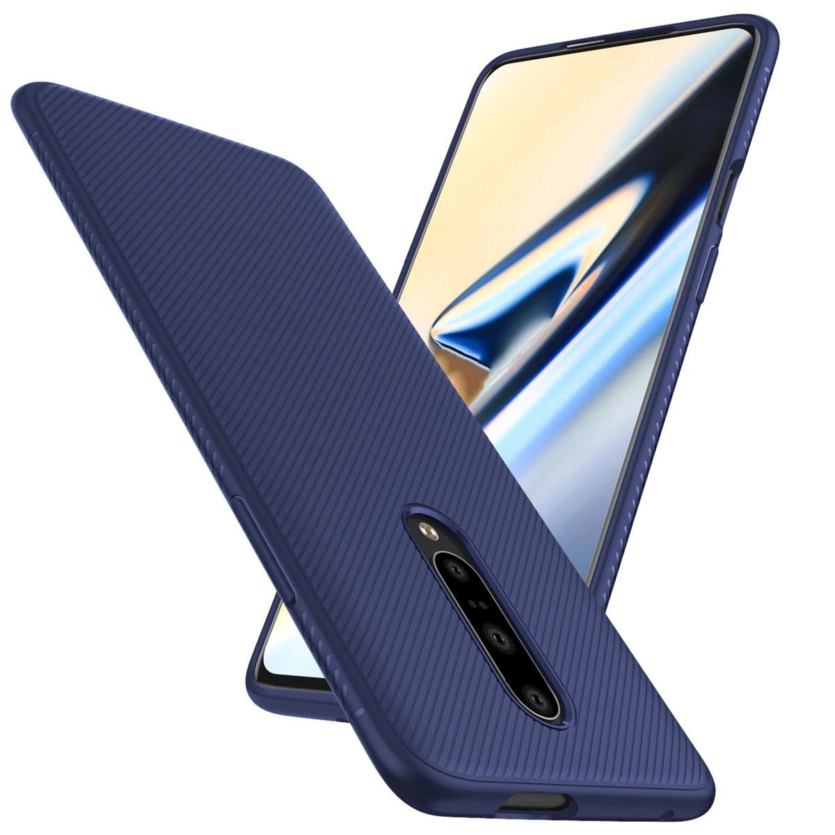Для Oneplus 7 7 Pro Чехол Мягкая силиконовая текстура углеродное волокно Тонкий ТПУ чехол для One Plus 7 Pro OnePlus 7T 7T Pro чехол противоударный