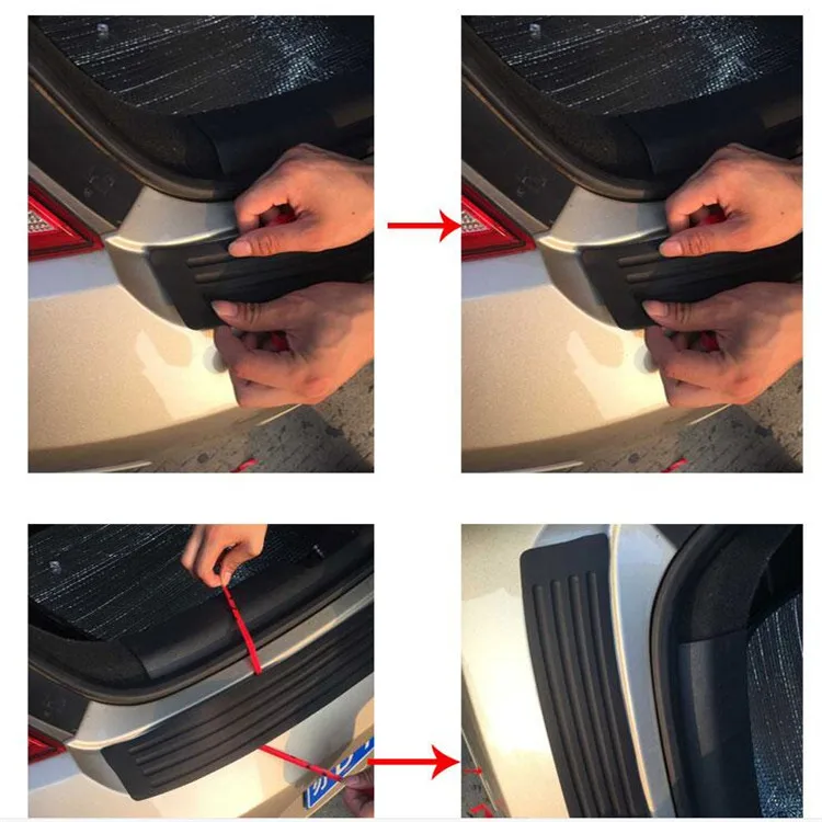 Автомобильный Стайлинг накладка на задний бампер защитная для BMW E46 E39 E90 E36 E60 E34 E30