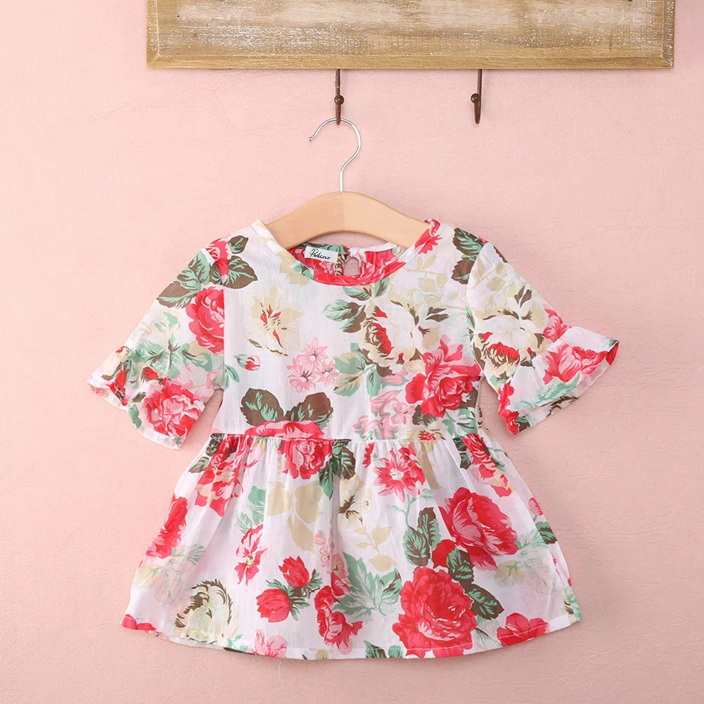 Детская летняя блузка с оборками для девочек винтажные вечерние хлопковые топы