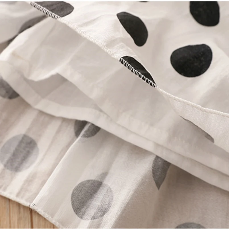 Vintage polka dot girls tutu skirt summer cotton kids clothes Girls Princess Party Ballet Dance Tulle Skirts Pettiskirt children |