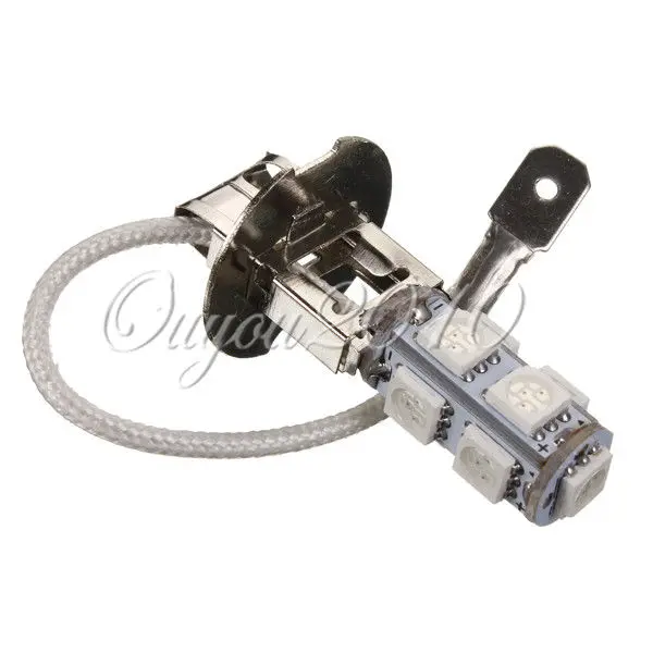 Big Promotion H3 5050 SMD 9 LED Amber Yellow Car Auto Fog Headlight Daytime Runing Head Lights Bulb Lamp DC12V | Автомобили и