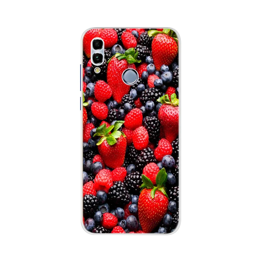 Для Huawei P Smart 2019 чехол мягкий TPU для Coque умный Задний защитный бампер милый телефона