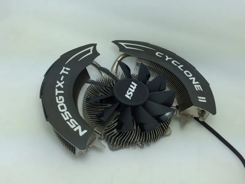 New Original for MSI GTX550TI CYCLONE2 Blade 2 pairs of heat pipe radiator cards cooling fan | Компьютеры и офис