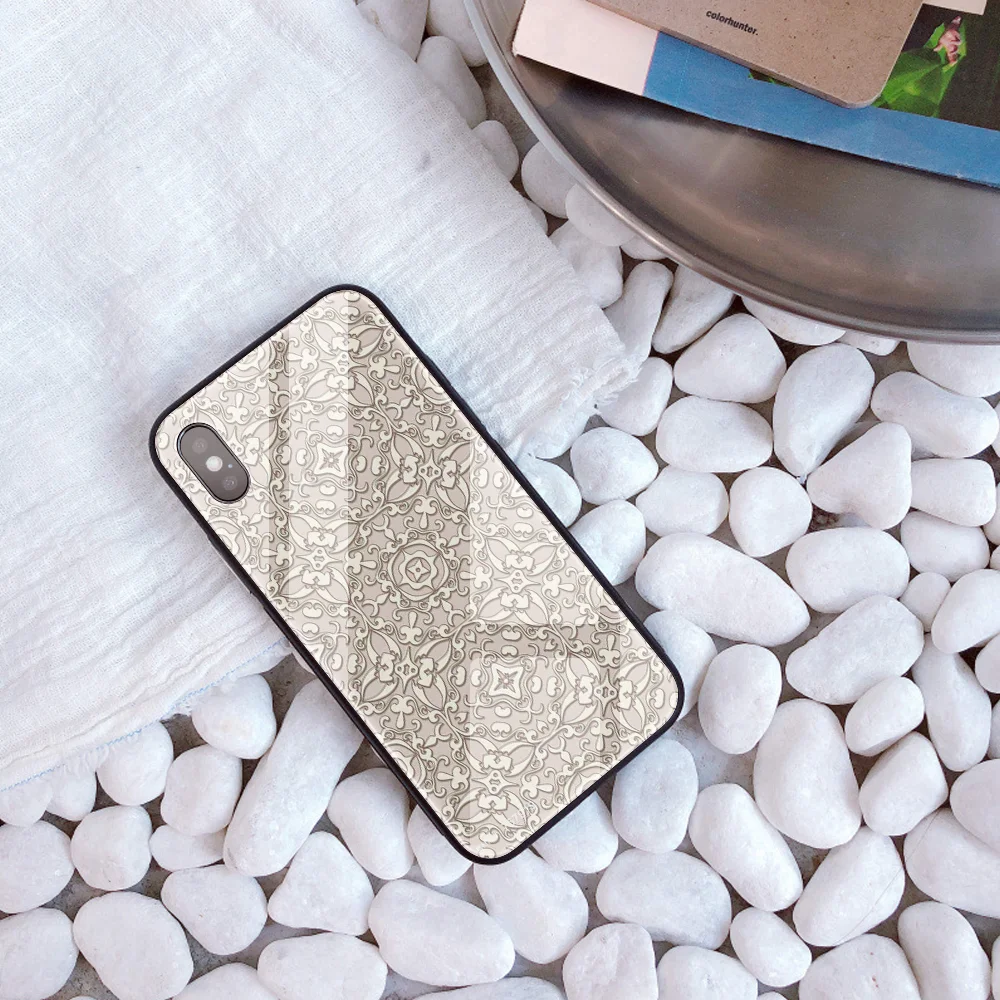 30217 Стеклянный чехол для телефона для iphone 11 Pro 7Plus X SE DIY Pantone чехол из закаленного стекла для телефона для iphone 8 5S 5 6 6s XS Max XR уникальный - Цвет: 30217