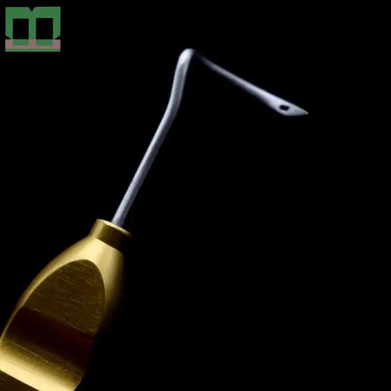 Puncture guide hook Cosmetic and plastic surgery instruments tools for skin lifting stainless steel Aureate handle | Красота и