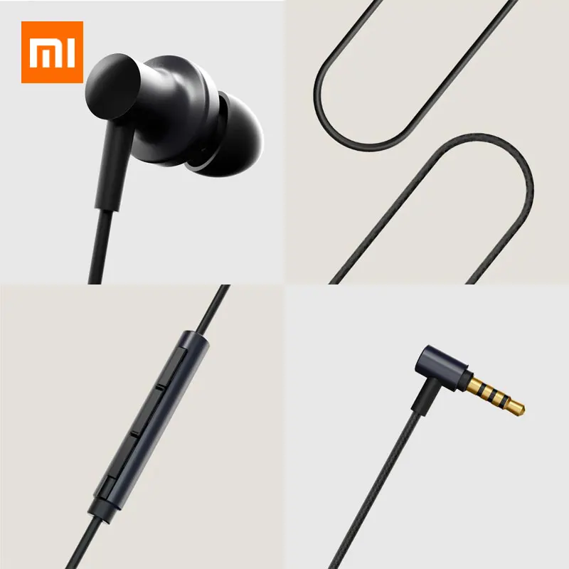 Оригинальные Xiaomi mi Hybrid Pro HD 2 Наушники-вкладыши проводное управление двойной драйвер с mi C для Red mi Note 5 plus mi 8